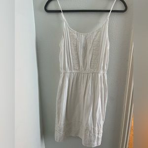 Mini Linen White Dress